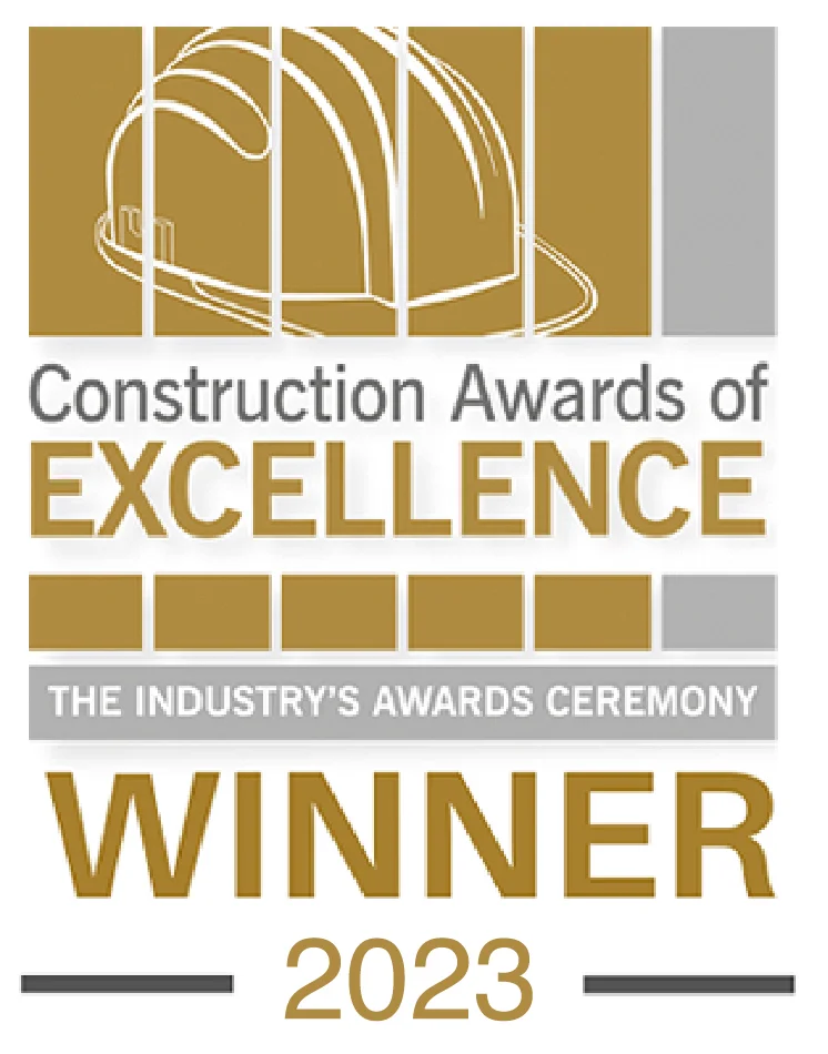 Construction Awards Excellence Winner