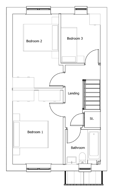 The Ashton- Plot 2 | New Build Houses For Sale In Silsden